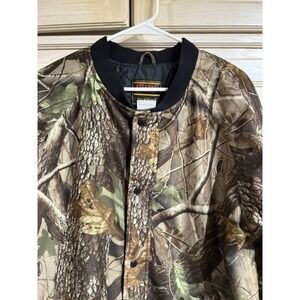 VTG Stearns Dry Wear Hunting Jacket Real tree Hardwoods Camo Men's Medium